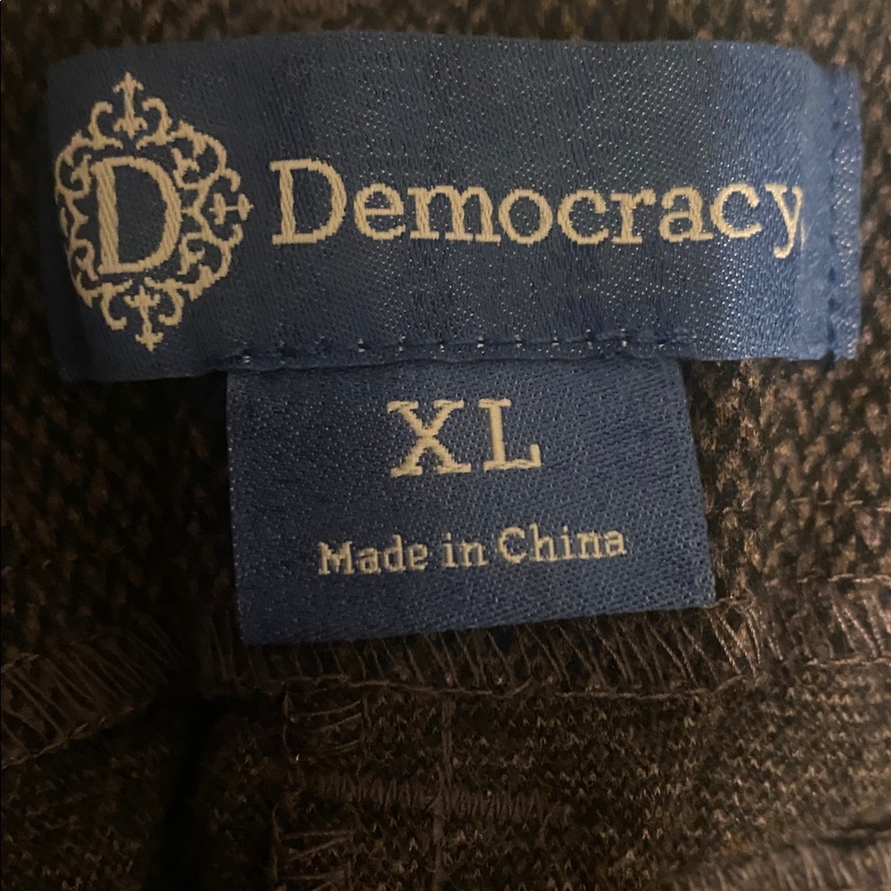 Democracy Dark Brown Trousers - Picture 2 of 5
